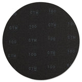 Boardwalk® Sanding Screens, 20" Diameter, 100 Grit, Black, 10-carton freeshipping - TVN Wholesale 