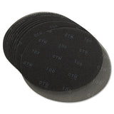 Boardwalk® Sanding Screens, 20" Diameter, 100 Grit, Black, 10-carton freeshipping - TVN Wholesale 