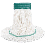 Boardwalk® Super Loop Wet Mop Head, Cotton-synthetic Fiber, 5" Headband, Medium Size, White freeshipping - TVN Wholesale 