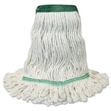 Boardwalk® Mop Head, Premium Standard Head, Cotton-rayon Fiber, Medium, White freeshipping - TVN Wholesale 