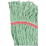 Boardwalk® Super Loop Wet Mop Head, Cotton-synthetic Fiber, 5" Headband, Large Size, Green freeshipping - TVN Wholesale 