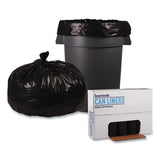 Boardwalk® Low Density Repro Can Liners, 56 Gal, 1.2 Mil, 43" X 47", Black, 10 Bags-roll, 10 Rolls-carton freeshipping - TVN Wholesale 