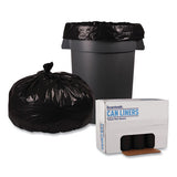 Boardwalk® Low Density Repro Can Liners, 60 Gal, 1.2 Mil, 38" X 58", Black, 10 Bags-roll, 10 Rolls-carton freeshipping - TVN Wholesale 