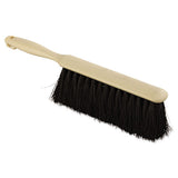 Boardwalk® Counter Brush, Black Tampico Bristles, 4.5" Brush, 3.5" Tan Plastic Handle freeshipping - TVN Wholesale 