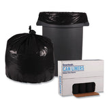 Boardwalk® Low Density Repro Can Liners, 33 Gal, 1.6 Mil, 33" X 39", Black, 10 Bags-roll, 10 Rolls-carton freeshipping - TVN Wholesale 