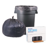 Boardwalk® Low-density Waste Can Liners, 60 Gal, 0.95 Mil, 38" X 58", Gray, 100-carton freeshipping - TVN Wholesale 