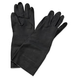 Boardwalk® Neoprene Flock-lined Gloves, Long-sleeved, 12", Large, Black, Dozen freeshipping - TVN Wholesale 
