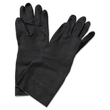 Boardwalk® Neoprene Flock-lined Gloves, Long-sleeved, 12", X-large, Black, Dozen freeshipping - TVN Wholesale 