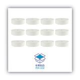 Boardwalk® Jrt Bath Tissue, Jumbo, Septic Safe, 2-ply, White, 3.5" X 2000 Ft, 6 Rolls-carton freeshipping - TVN Wholesale 