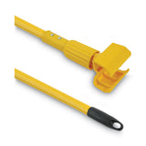 Boardwalk® Plastic Jaws Mop Handle For 5 Wide Mop Heads, 60" Aluminum Handle, Yellow freeshipping - TVN Wholesale 