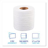 Boardwalk® Two-ply Toilet Tissue, Standard, Septic Safe, White, 4 X 3, 500 Sheets-roll, 96-carton freeshipping - TVN Wholesale 
