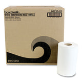 Boardwalk® Hardwound Paper Towels, Nonperforated 1-ply White, 350 Ft, 12 Rolls-carton freeshipping - TVN Wholesale 