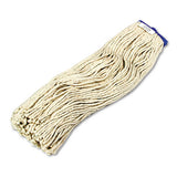 Boardwalk® Cut-end Lie-flat Wet Mop Head, Cotton, 24oz, White freeshipping - TVN Wholesale 