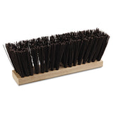 Boardwalk® Street Broom Head, 6.25" Black Polypropylene Bristles, 16" Brush freeshipping - TVN Wholesale 