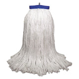 Boardwalk® Mop Head, Economical Lie-flat Head, Rayon Fiber, 32-oz., White, 12-carton freeshipping - TVN Wholesale 