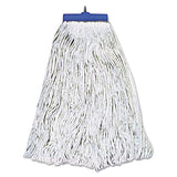 Boardwalk® Mop Head, Lie-flat Head, Rayon Fiber, 24oz, White, 12-carton freeshipping - TVN Wholesale 