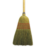 Boardwalk® Parlor Broom, Corn Fiber Bristles, 55" Overall Length, Natural freeshipping - TVN Wholesale 