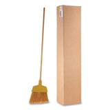 Boardwalk® Angler Broom, 53" Handle, Yellow, 12-carton freeshipping - TVN Wholesale 