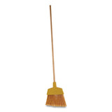 Boardwalk® Angler Broom, 53" Handle, Yellow freeshipping - TVN Wholesale 