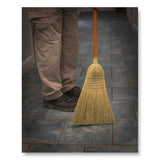 Boardwalk® Warehouse Broom, Corn Fiber Bristles, 56" Overall Length, Natural freeshipping - TVN Wholesale 