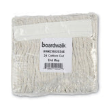 Boardwalk® Banded Cotton Mop Head, #24, White, 12-carton freeshipping - TVN Wholesale 