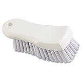 Boardwalk® Scrub Brush, White Polypropylene Bristles, 6" Brush, 6" Handle freeshipping - TVN Wholesale 