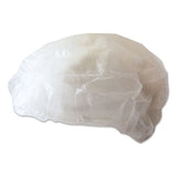 Boardwalk® Disposable Bouffant Caps, 19", Medium, White, 100-pack freeshipping - TVN Wholesale 