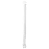 Boardwalk® Wrapped Jumbo Straws, 7.75", Polypropylene, Black, 250-pack, 50 Packs-carton freeshipping - TVN Wholesale 