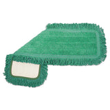 Boardwalk® Microfiber Dust Mop Head, 18 X 5, Green, 1 Dozen freeshipping - TVN Wholesale 