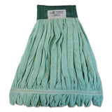 Boardwalk® Microfiber Looped-end Wet Mop Head, Large, Green, 12-carton freeshipping - TVN Wholesale 