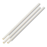 Boardwalk® Unwrapped Paper Straws, 7.75" X 0.25" White, 4,800 Straws-carton freeshipping - TVN Wholesale 