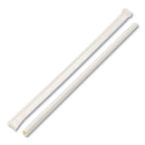 Boardwalk® Individually Wrapped Paper Straws, 7.75" X 0.25", White, 3,200-carton freeshipping - TVN Wholesale 