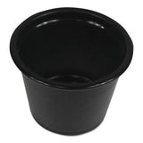 Boardwalk® Soufflé-portion Cups, 1 Oz, Polypropylene, Black, 20 Cups-sleeve, 125 Sleeves-carton freeshipping - TVN Wholesale 