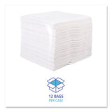 Boardwalk® Drc Wipers, White, 12 X 13, 12 Bags Of 90, 1080-carton freeshipping - TVN Wholesale 
