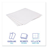 Boardwalk® Drc Wipers, White, 12 X 13, 12 Bags Of 90, 1080-carton freeshipping - TVN Wholesale 