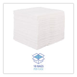 Boardwalk® Drc Wipers, White, 12 X 13, 18 Bags Of 56, 1008-carton freeshipping - TVN Wholesale 