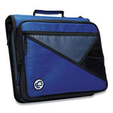 Case it™ Universal Zipper Binder, 3 Rings, 2" Capacity, 11 X 8.5, Blue-gray Accents freeshipping - TVN Wholesale 