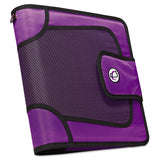 Case it™ Premium Velcro Closure Binder, 3 Rings, 2" Capacity, 11 X 8.5, Purple freeshipping - TVN Wholesale 