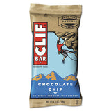 CLIF® Bar Energy Bar, Chocolate Chip, 2.4 Oz, 12-box freeshipping - TVN Wholesale 