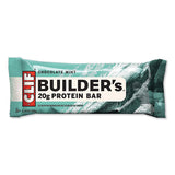 CLIF® Bar Builders Protein Bar, Chocolate Mint, 2.4 Oz Bar, 12 Bars-box freeshipping - TVN Wholesale 