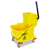 Flo-Pac® Side-press Bucket-wringer Combo, 35 Qt, Yellow freeshipping - TVN Wholesale 