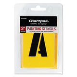 Chartpak® Professional Lettering Stencils, Painting Stencil Set, A-z Set-0-9, 4", Manila, 35-set freeshipping - TVN Wholesale 