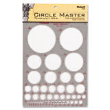 Chartpak® Templates, Circles, 7 X 10, Smoke freeshipping - TVN Wholesale 