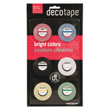 Chartpak® Deco Bright Decorative Tape, 1" Core, 0.13" X 27 Ft, Assorted Colors, 6-box freeshipping - TVN Wholesale 