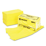 Chix® Masslinn Dust Cloths, 24 X 24, Yellow, 50-bag, 2 Bags-carton freeshipping - TVN Wholesale 