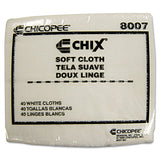 Chix® Soft Cloths, 13 X 15, White, 1200-carton freeshipping - TVN Wholesale 