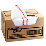 Chix® Reusable Food Service Towels, Fabric, 13 X 24, White, 150-carton freeshipping - TVN Wholesale 