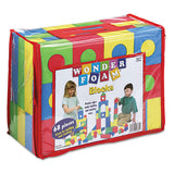 WonderFoam® Blocks, High-density Foam, Assorted Colors, 68-pack freeshipping - TVN Wholesale 