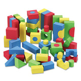 WonderFoam® Blocks, High-density Foam, Assorted Colors, 68-pack freeshipping - TVN Wholesale 