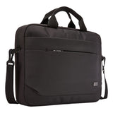 Case Logic® Advantage Laptop Attache, For 14" Laptops, 14.6 X 2.8 X 13, Black freeshipping - TVN Wholesale 